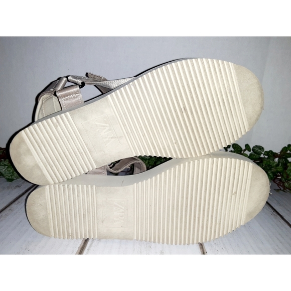 Zara Velcro Strap Platform Sandals - Picture 11 of 16